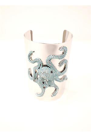 bracciale rigido con polipo gioiello Bijoux de Capri | BR002MKSTONES